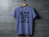 At The Lake Every Hour Is Happy Hour Graphic T-Shirt