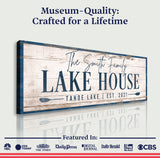 Personalized Lake House Sign V