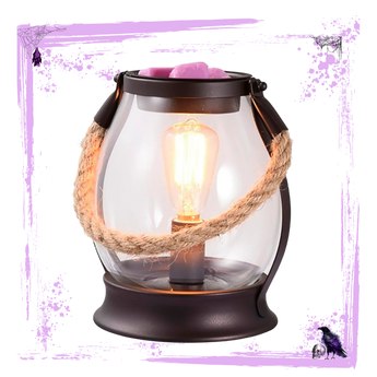 Up & Away Lantern Wax Warmer & Burnt Hellos scented Scoopable Wax