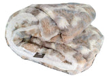 Tache Luxurious Russian Lynx Faux Fur Throw Blanket (DY12)