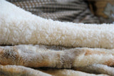Tache Luxurious Russian Lynx Faux Fur Throw Blanket (DY12)