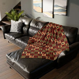 DipaliZ Cozy Cabin Throw Rustic Lodge Polyester Blanket