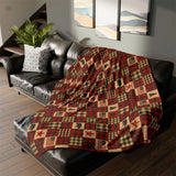 DipaliZ Cozy Cabin Throw Rustic Lodge Polyester Blanket