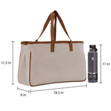 Cabin Life Cotton Canvas Chic Tote Bag Camping Tote Camping Lover Gift Tote Bag Outdoor Tote Weekender Tote Camper Tote Multipurpose Tote