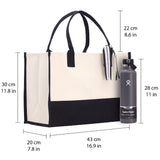 Cabin Life Cotton Canvas Chic Tote Bag Camping Tote Camping Lover Gift Tote Bag Outdoor Tote Weekender Tote Camper Tote Multipurpose Tote